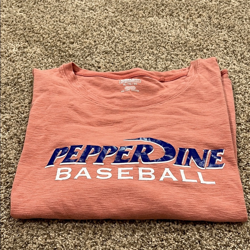 Pepperdine University BASEBALL 3/4 length sleeve shirt